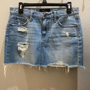 Lucky Brand Denim Distressed Jean Skirt